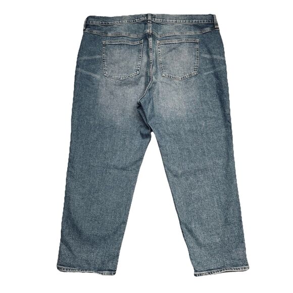 Gap Girlfriend Ankle Jeans Plus 20 (41x25) Blue Denim Stretch Womens - Picture 3 of 9